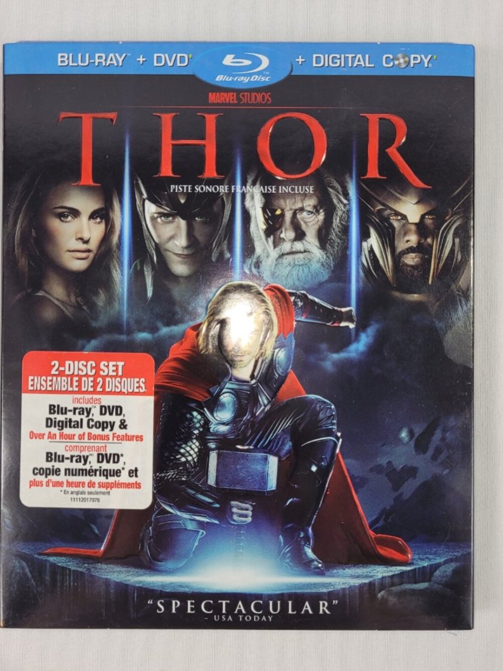 Blu-Ray DVD Marvel 2011 Thor Cinematic Universe Movie